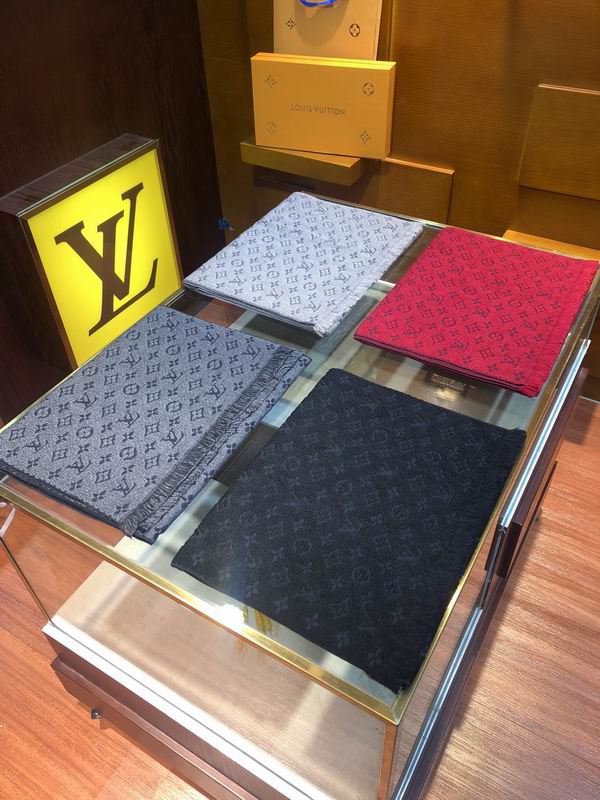LV Scarf 40X185cm 100%羊毛 E111015